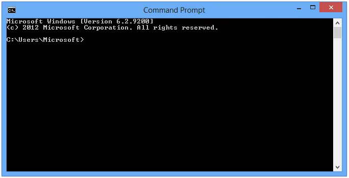 Command Prompt SFC running