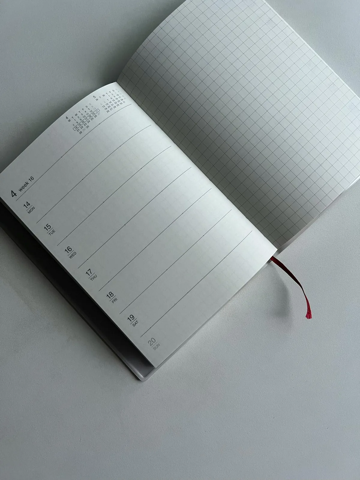 Later visual planner grid preview